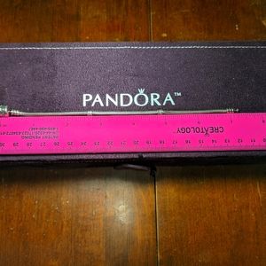 Pandora Authentic Barrel Clasp Bracelet 7.1 inchs